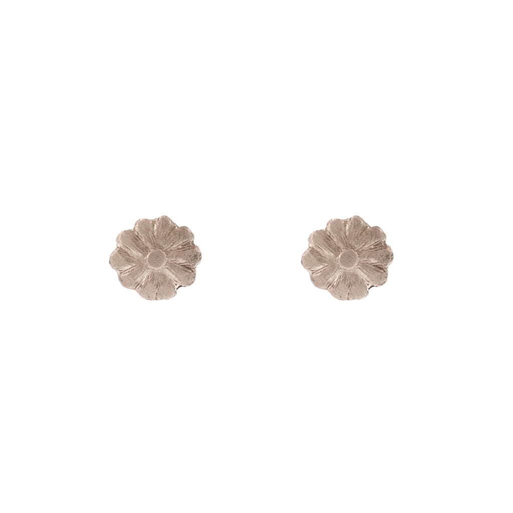 The White Gold Petite Fleur Studs