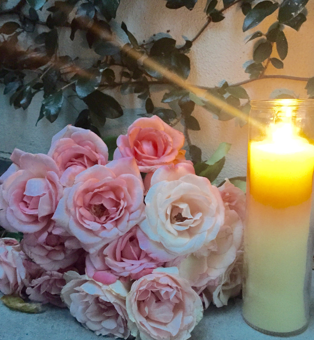 Rose on Main Scented Beeswax Candle (for pickup only)