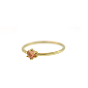 The Apricot Sapphire Ring