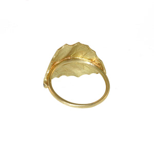 The Holly Leaf Diamond Stripe Ring