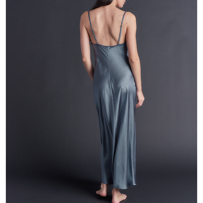 Juno Slip Dress in Woodstock Liberty Print Silk Satin