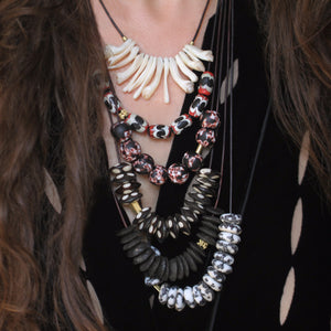 A Tapered Shell Necklace
