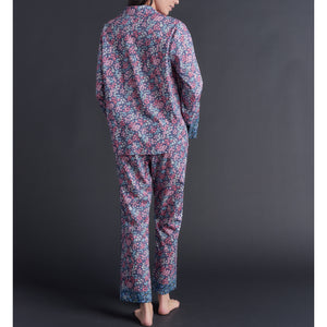 Annabel Pajama Top in Sea Blossom Liberty Print Cotton Tana Lawn