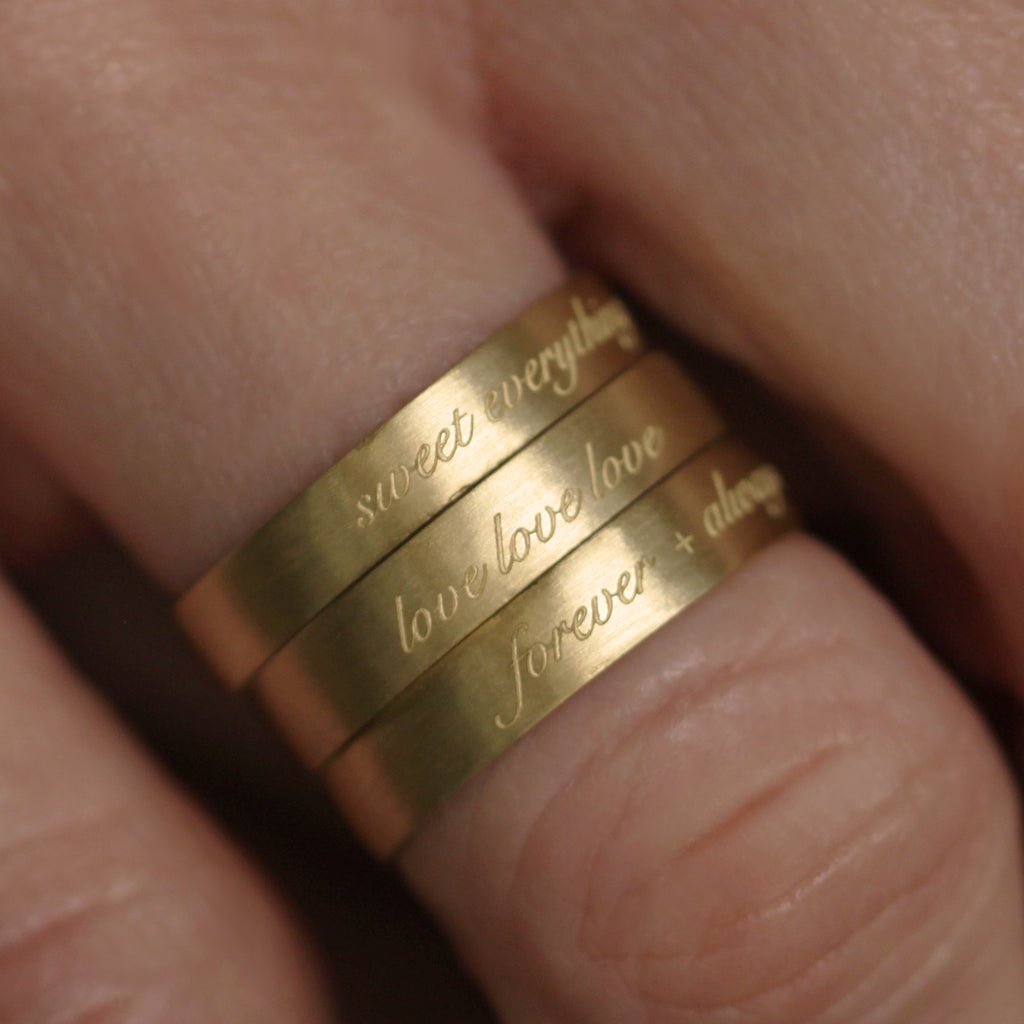 A Sweet Everything Poesy Ring