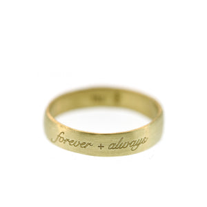 A Forever + Always Poesy Ring