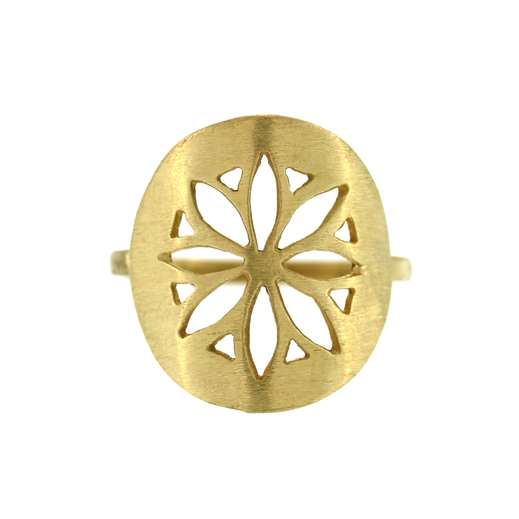 The Flower Medallion Ring