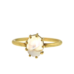 The Oval Moonstone Ring