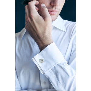 The Mosaic Disc Cufflinks