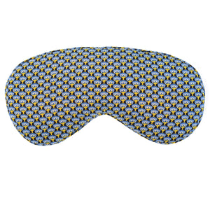 Hypnos Sleep Mask in Blue Woodstock Liberty Print