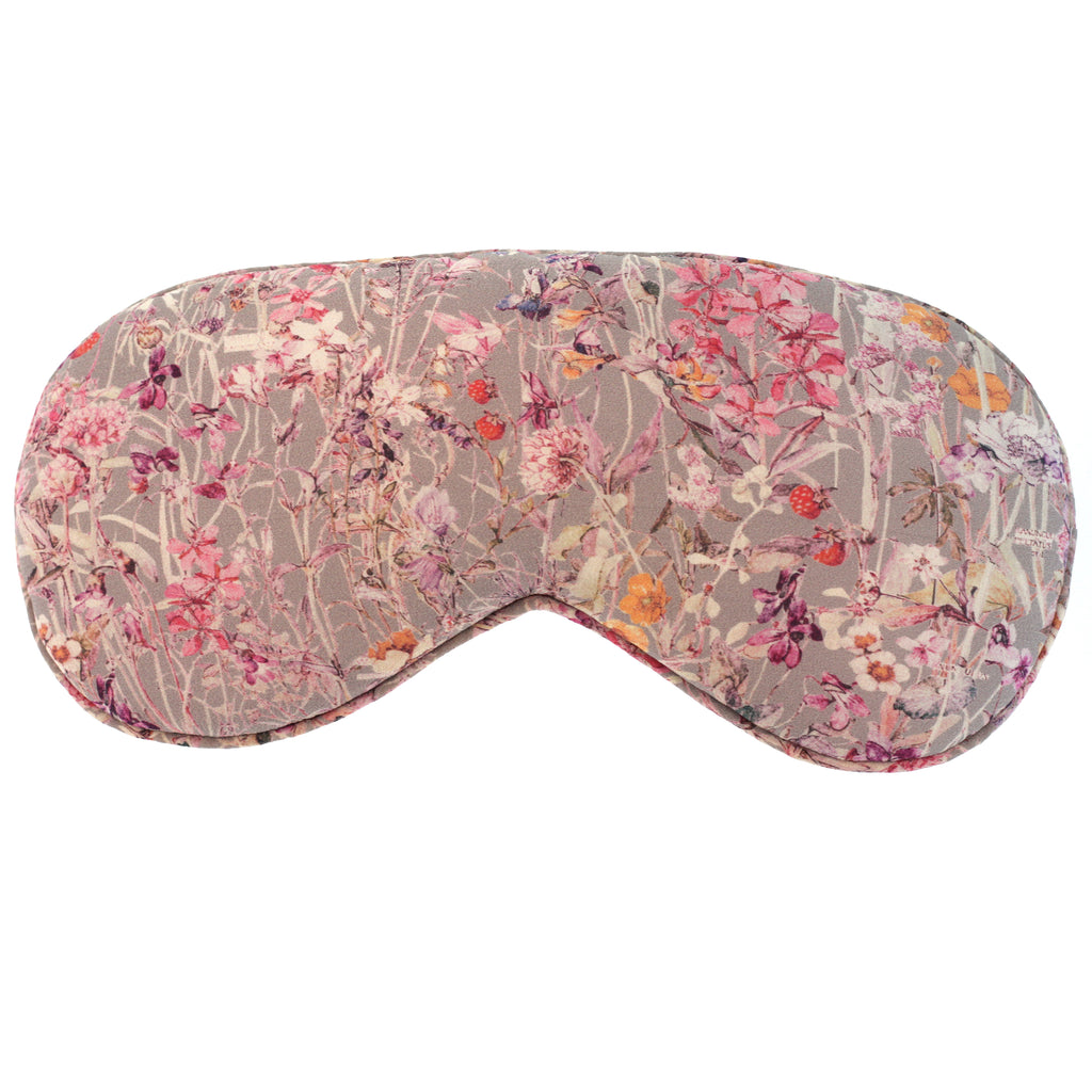 Hypnos Sleep Mask in Lilac Wildflowers Liberty Print