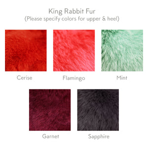 Fur Slippers in Create-Your-Own Custom Colors