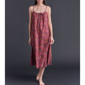 Thea Paneled Slip Dress in Gemma Rose Liberty Print Bias Cotton Lawn