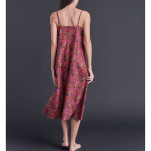 Thea Paneled Slip Dress in Gemma Rose Liberty Print Bias Cotton Lawn
