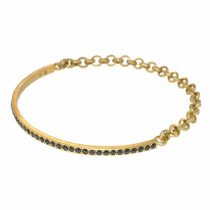 A Black Diamond Chain Bracelet